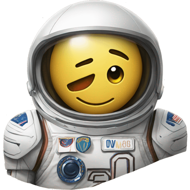 Cristiano Ronaldo sur la lune emoji