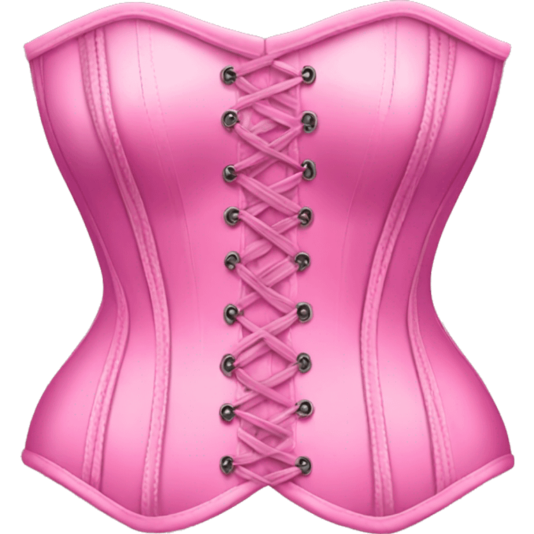 Pink corset emoji