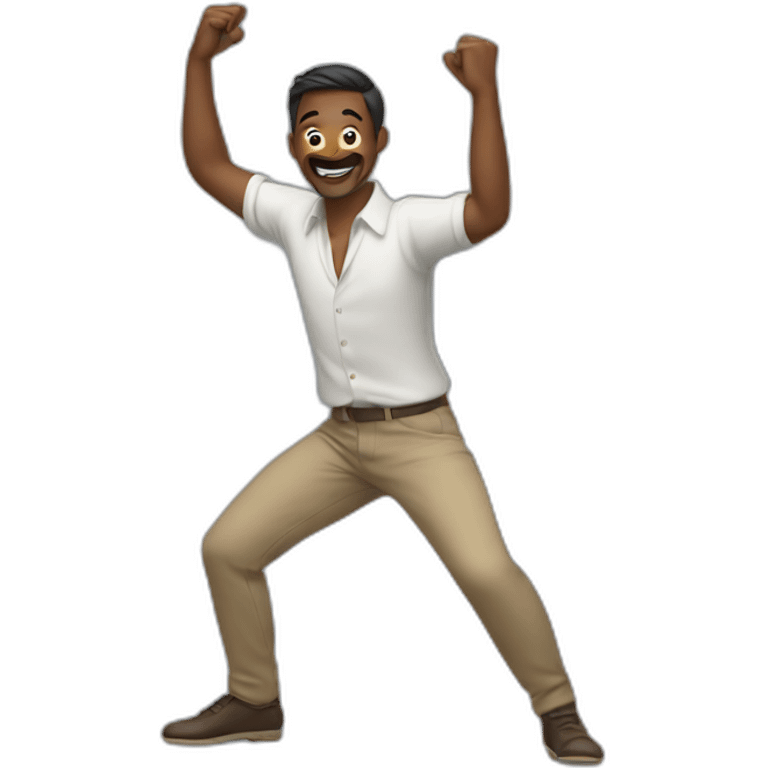 man dancing emoji