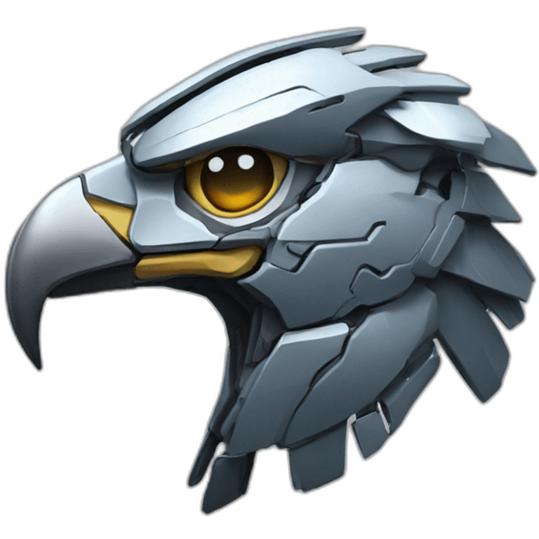 mecha eagle head emoji