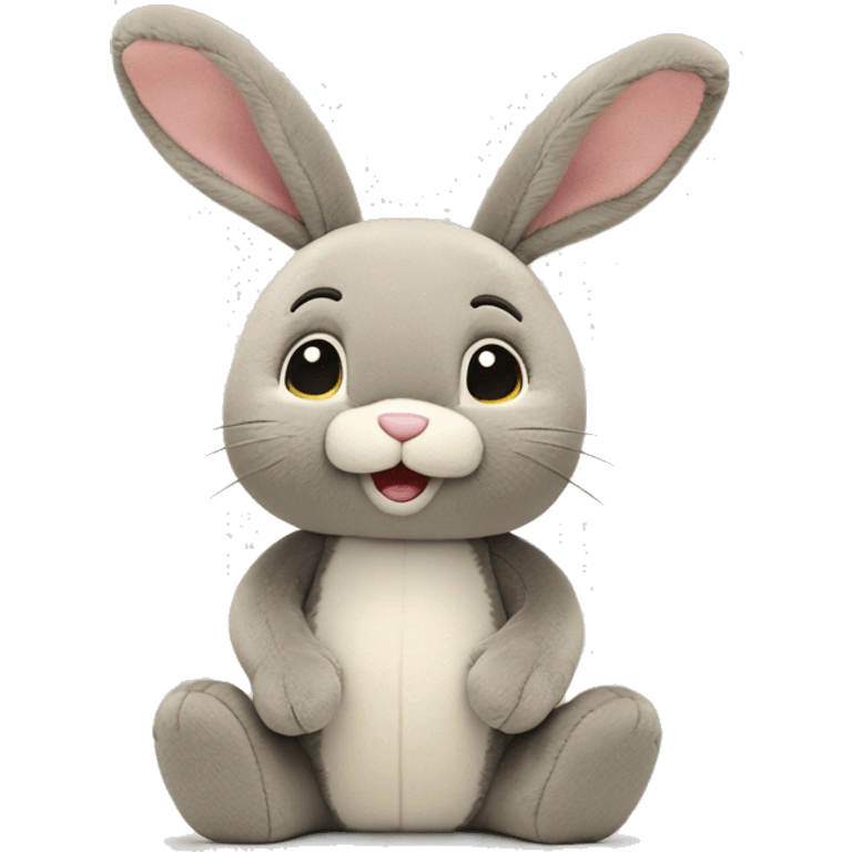  Cute bashful bunny jellycat emoji