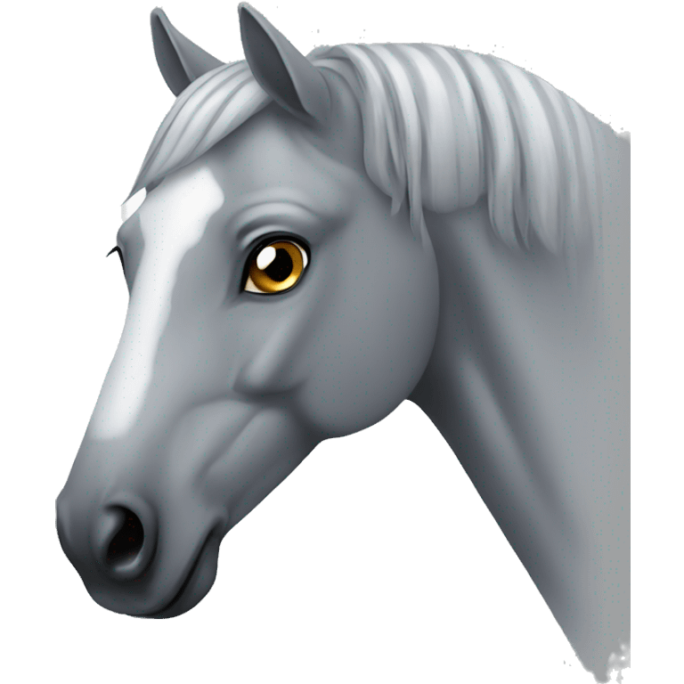 Grey horse emoji