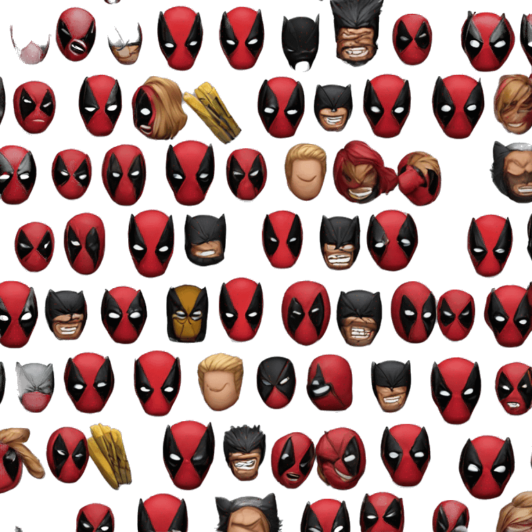 Deadpool and wolverine emoji