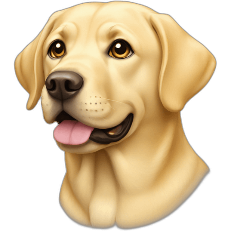 Yellow Labrador Retriever emoji