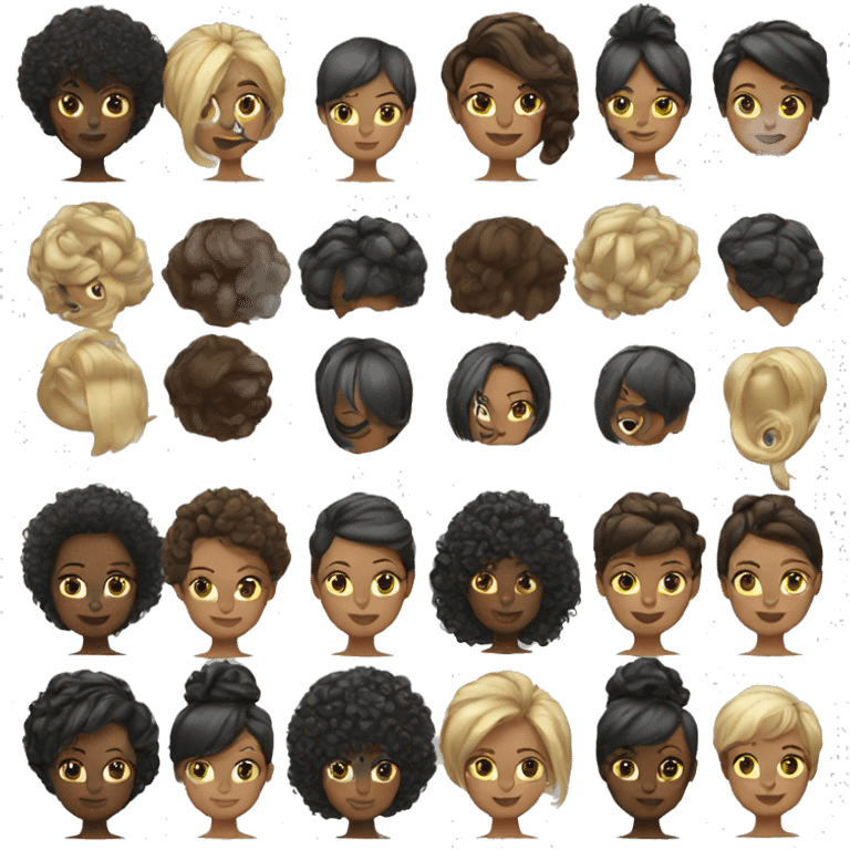 New hairstyle for women
 emoji