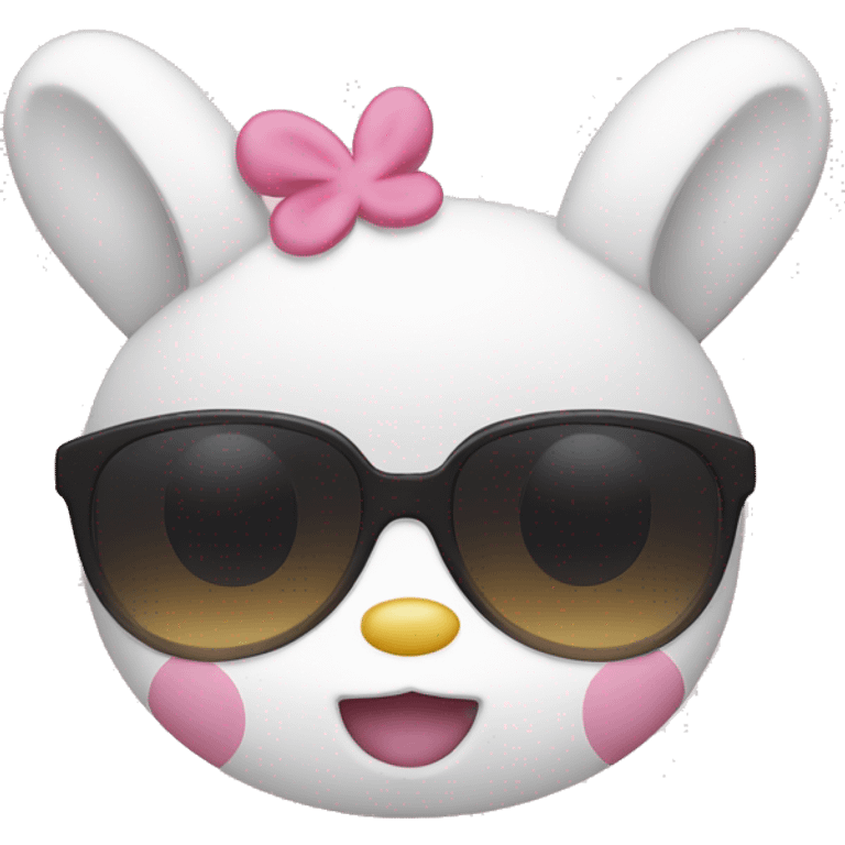 my melody with sunglasses on emoji