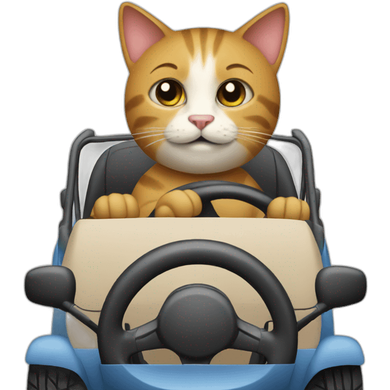 cat-driving-a-car emoji