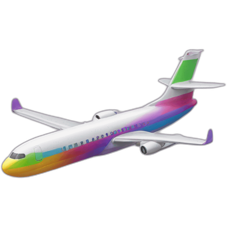 Avión lgtbi emoji