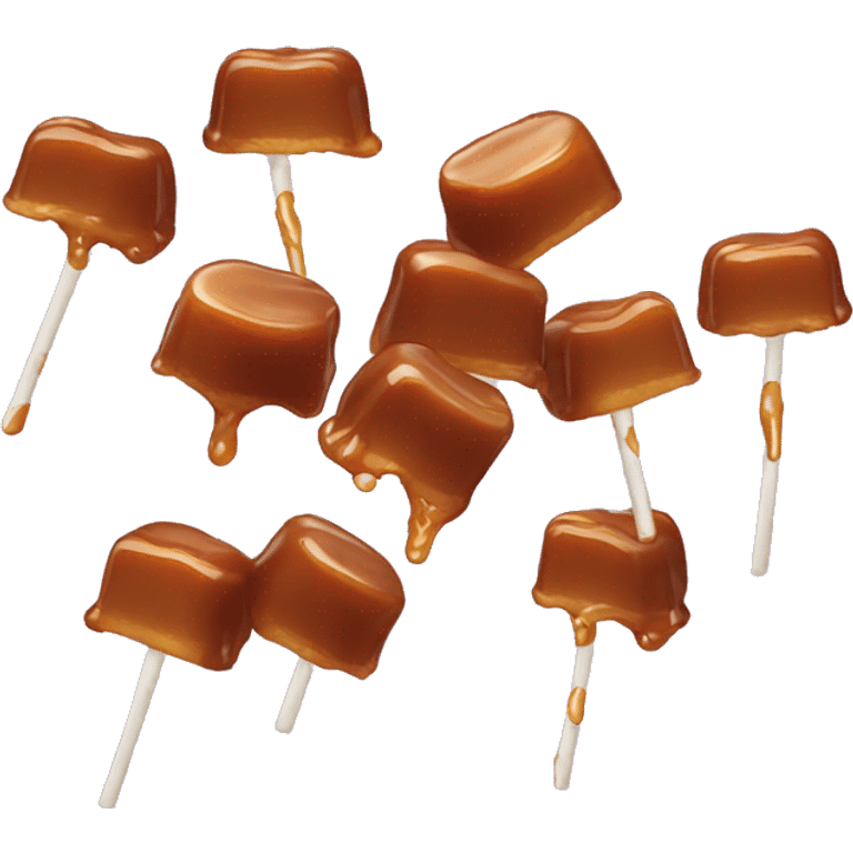 caramels dripping emoji