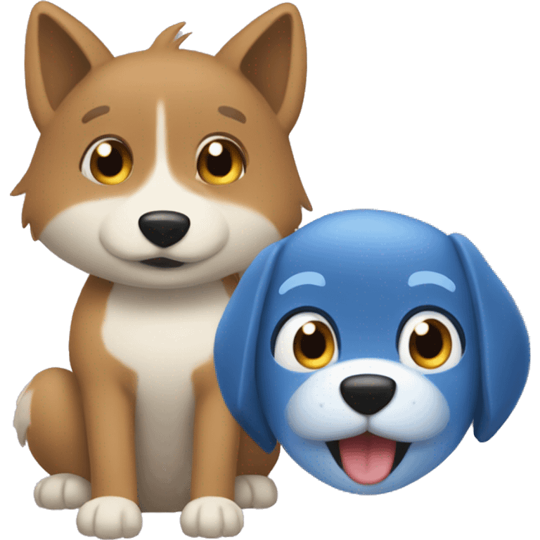 Bluey and bingo  emoji