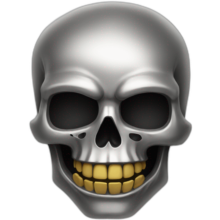 metal skull emoji