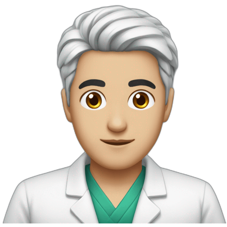 Siamak Badie pharmacist DARK iranian young short hair emoji