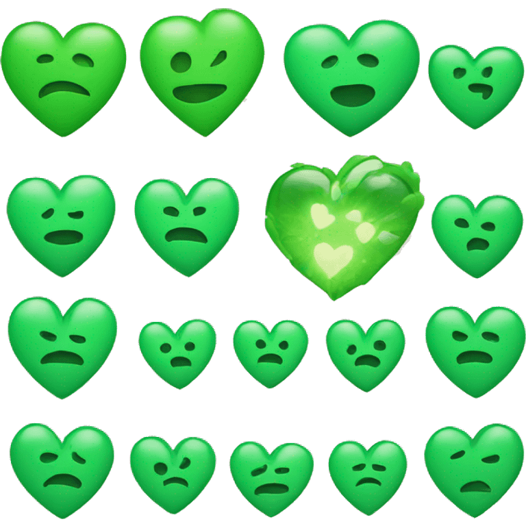 Green heart emoji