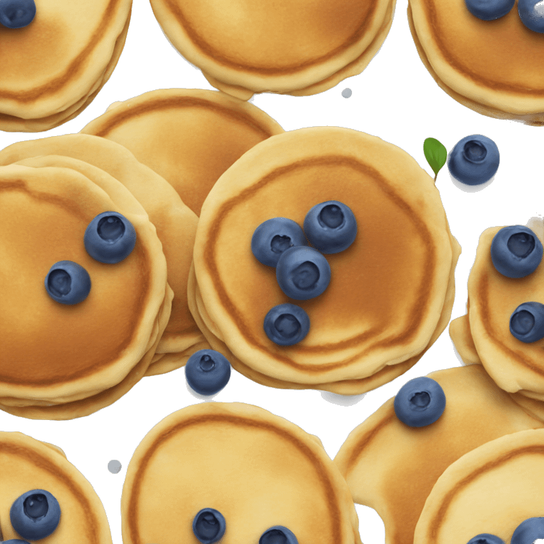 pancakes with blueberries  emoji