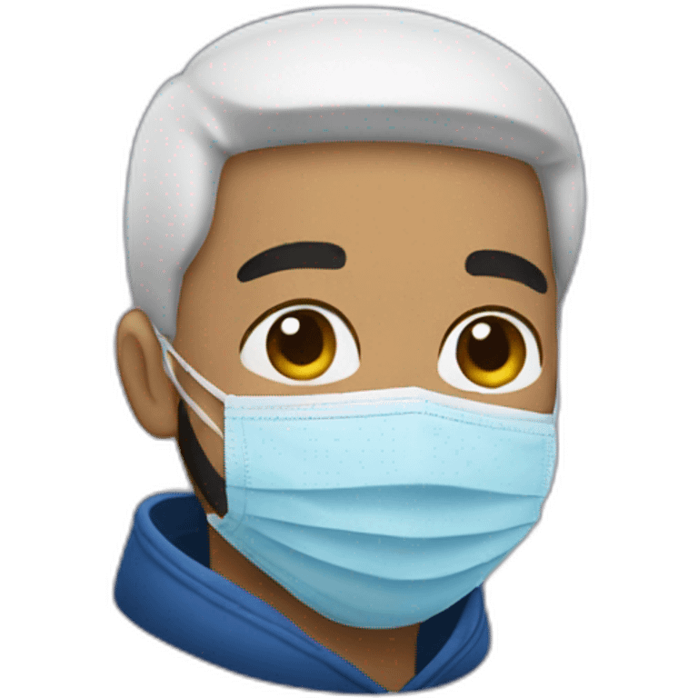 drake with face mask emoji