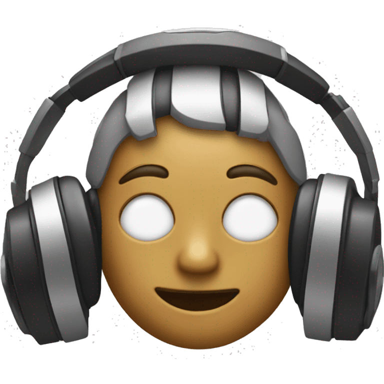 a lock wearing headphones emoji