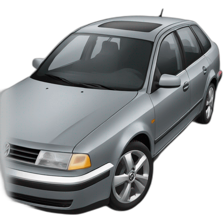 Volkswagen passat b3 grey emoji