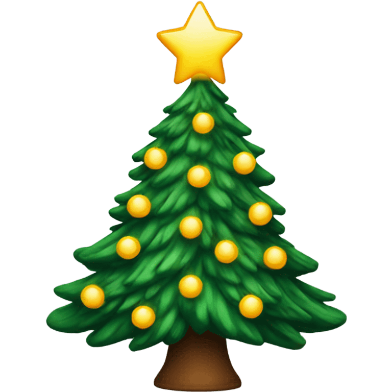 christmas tree with light emoji