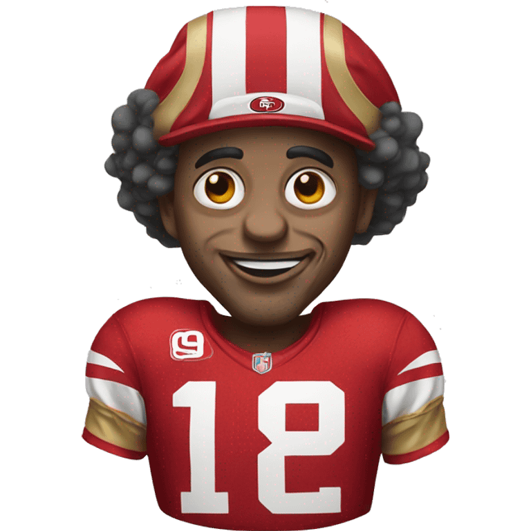 Clown 49er emoji