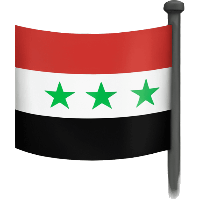 The free syria flag emoji