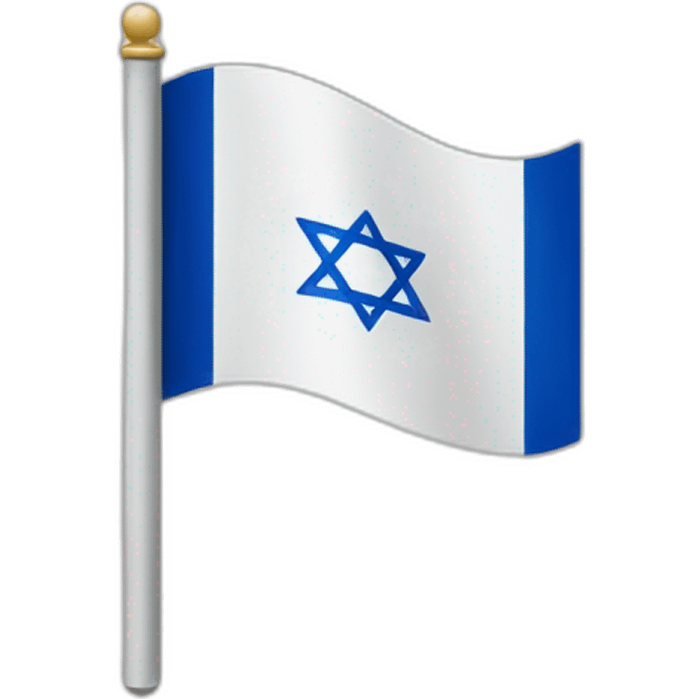 Crossed israelflag emoji