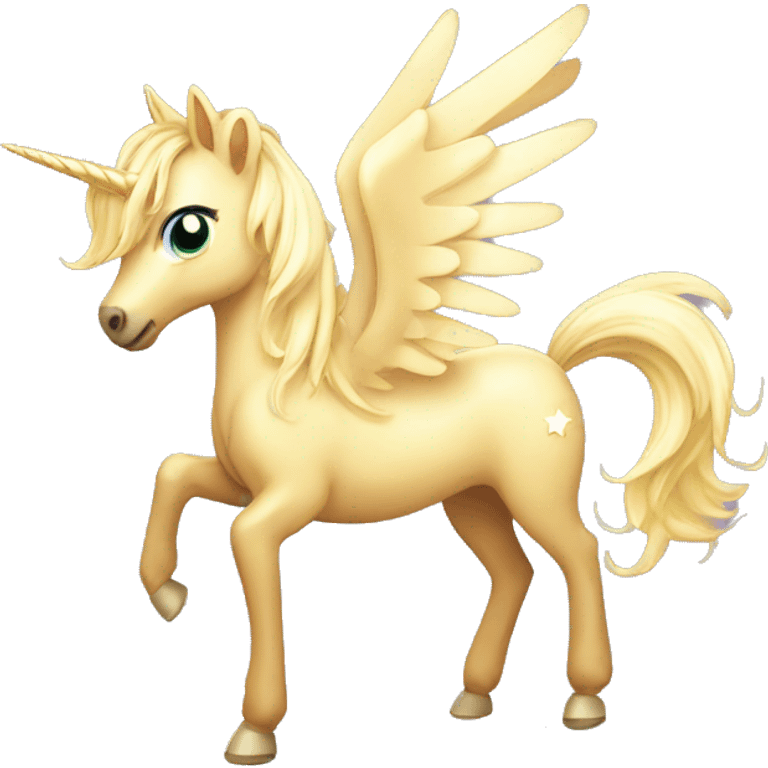 unicornio rubio estrellas emoji