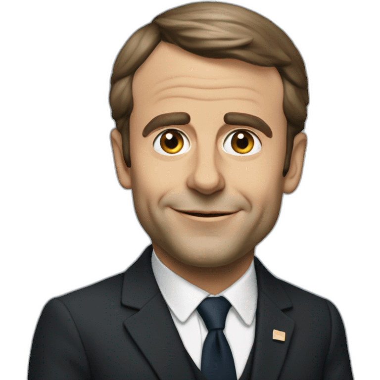 emanuel macron  emoji