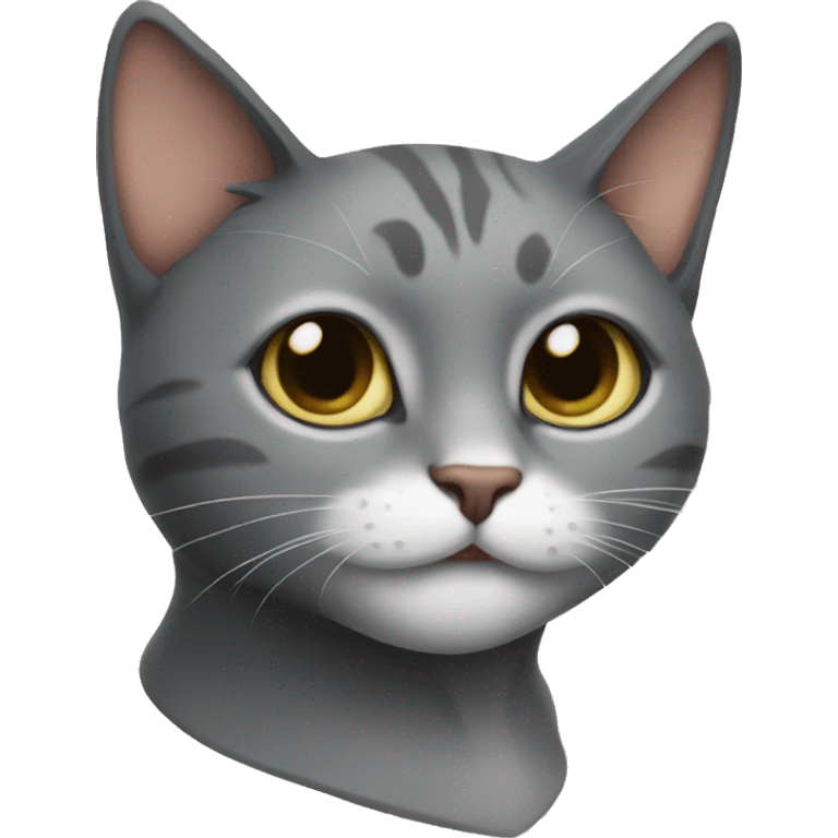 Cat with a sord emoji