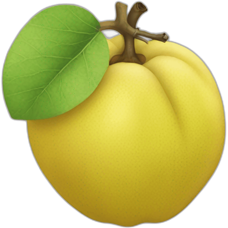 Quince fruit emoji