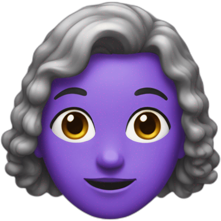 Caca violet emoji