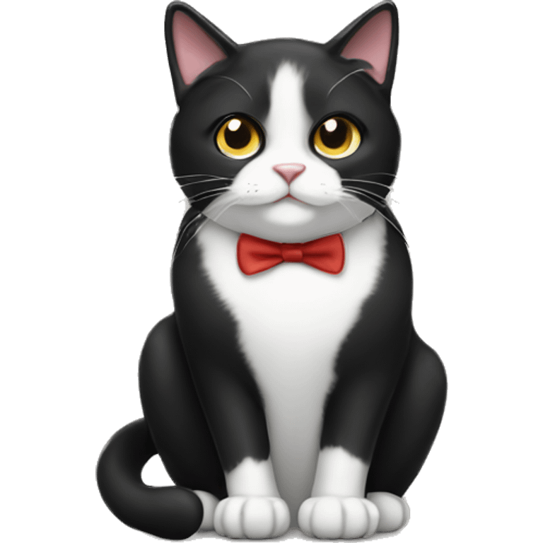 Tuxedo cat  emoji