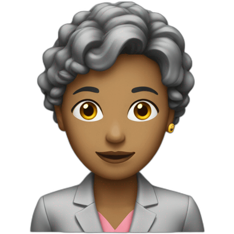 woman in blazer. office emoji