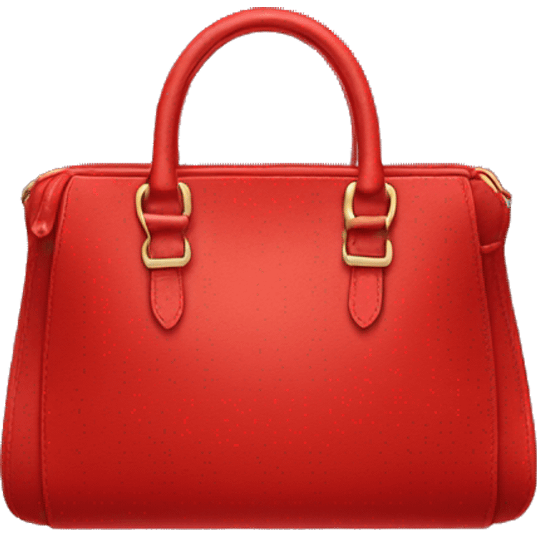 red handbag emoji