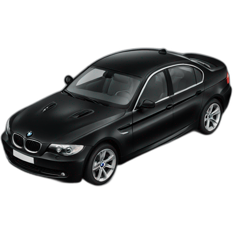 BMW-black-car emoji