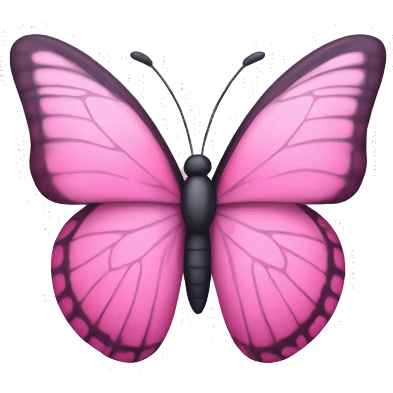 pink butterfly emoji