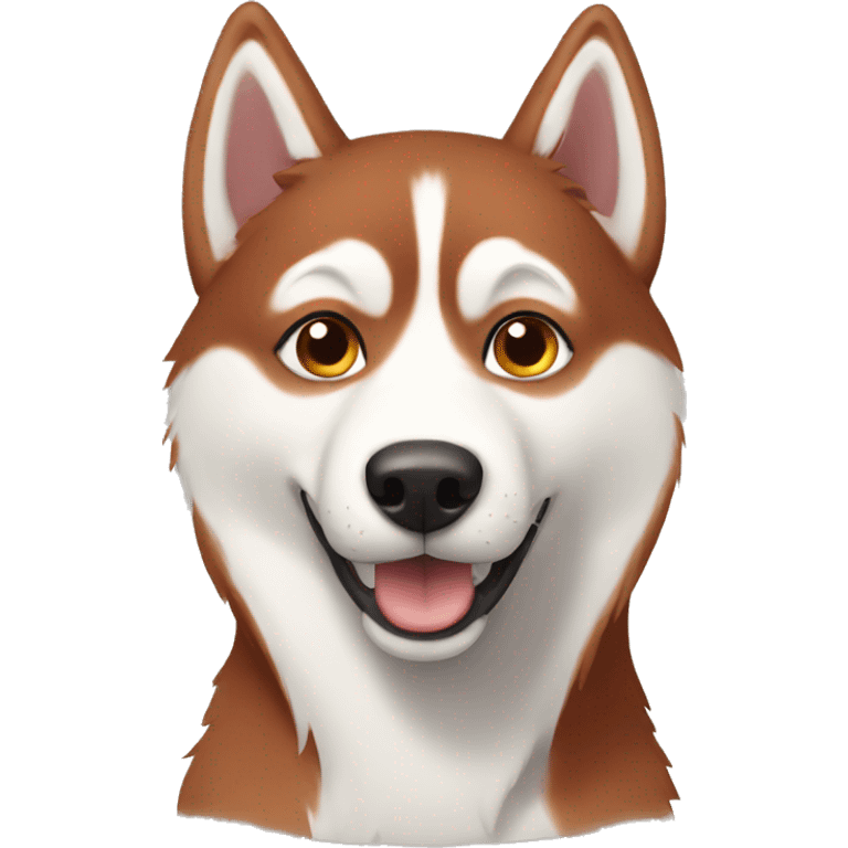 Red husky emoji