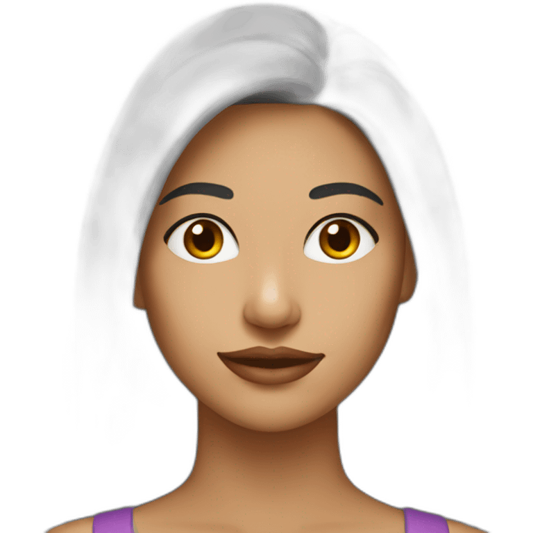 rostro de mujer latina emoji