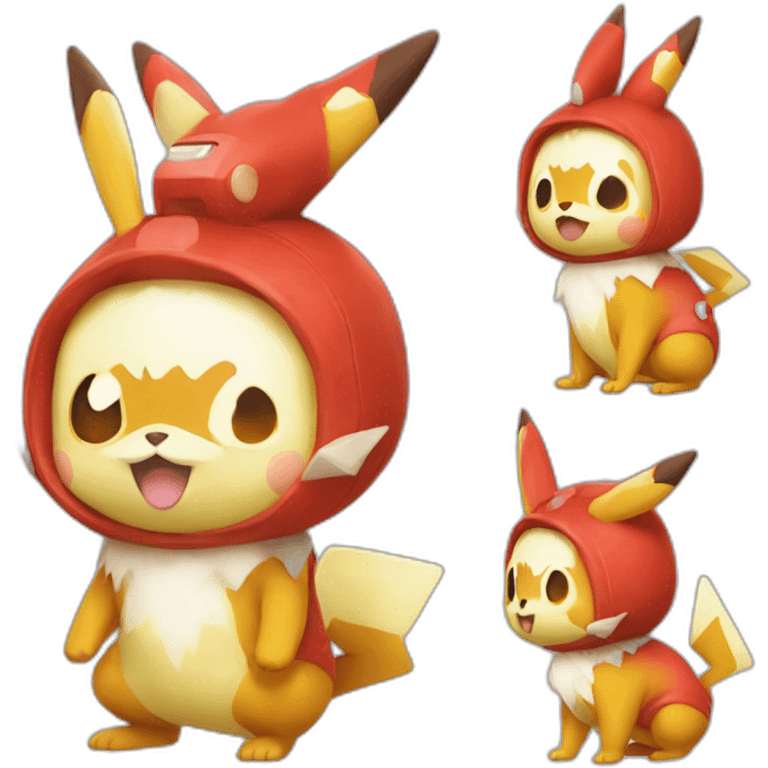 Jibanyan-pikachu emoji