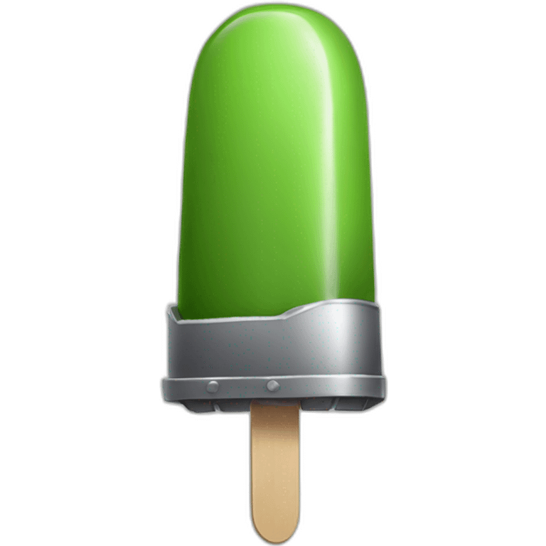 an armoured popcicle emoji