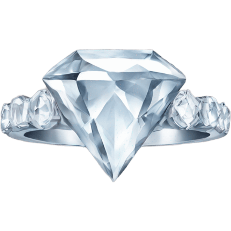 Giant diamond ring emoji