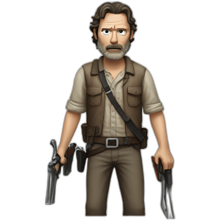 Walking dead rick emoji