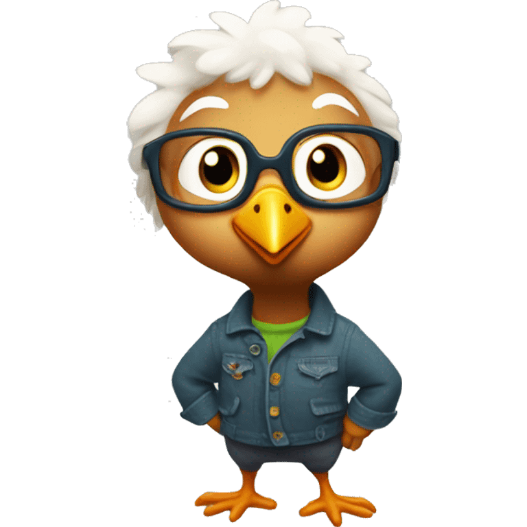 Chicken little emoji