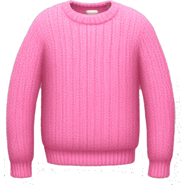 Pink sweater emoji