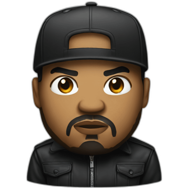 Ice cube, rapper emoji