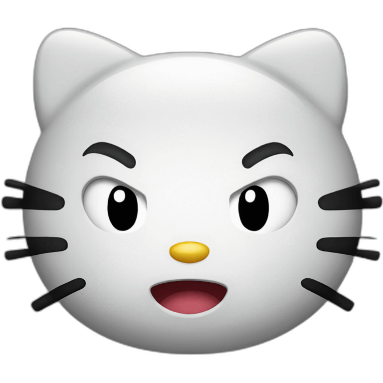 angry hello kitty emoji