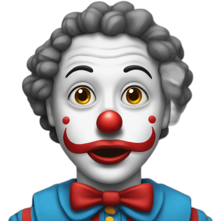 un clown avec une cicatrice emoji