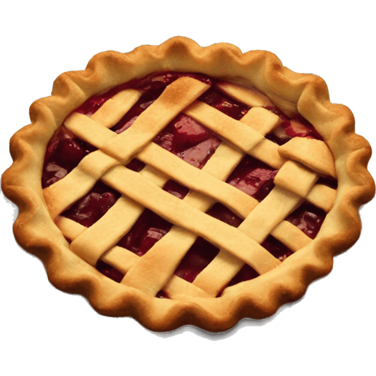 cherry pie on the stove emoji