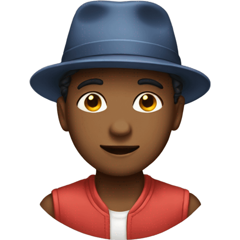 Boy with a hat  emoji