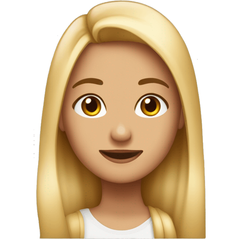 Quiero un emoji de una chica pelirroja, cabello hasta los hombros, ojos grandes y rasgados color café emoji