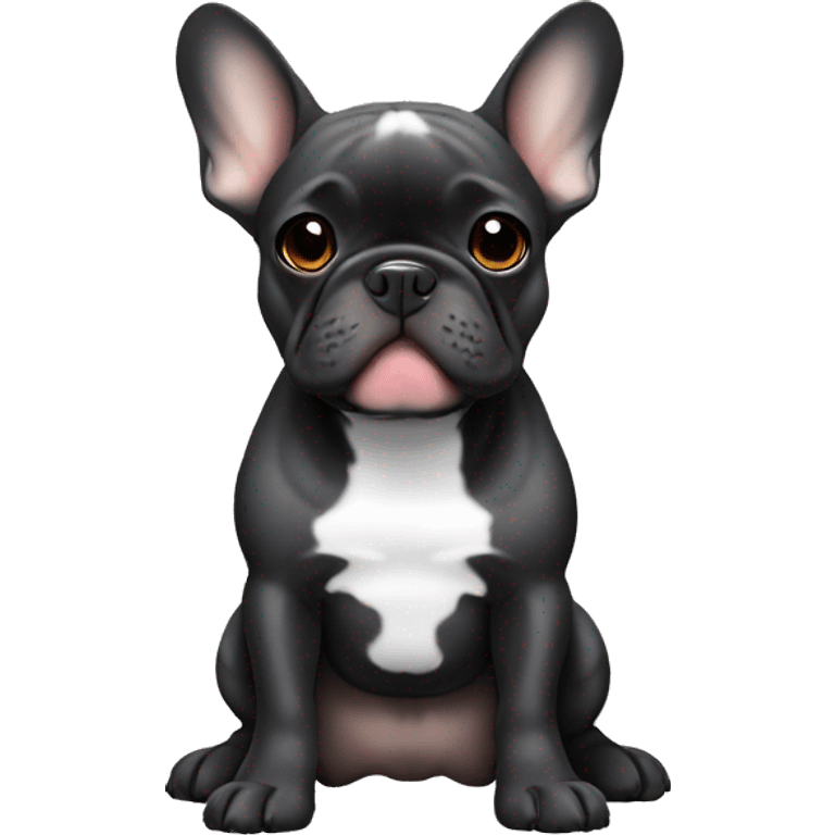 The cuties brindle french bulldog emoji